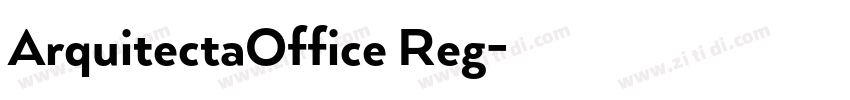 ArquitectaOffice Reg字体转换